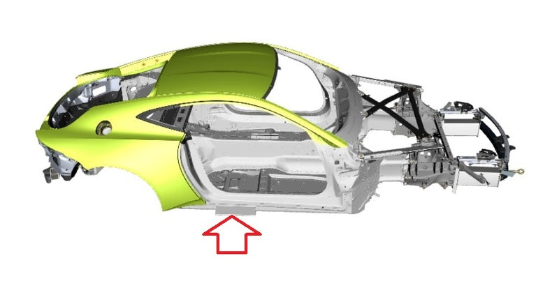 SIDE SILL REINFORCED PLATE - RIGHT HAND