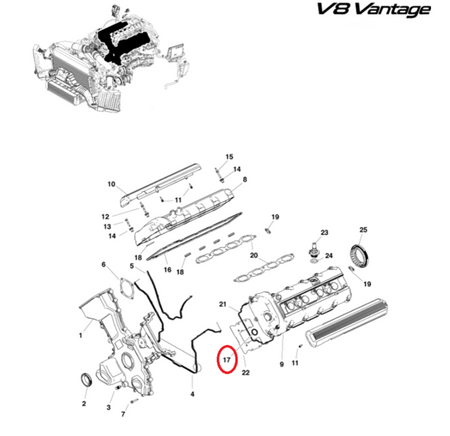 Image of ROCKER ARM VALVE SEAL COVER