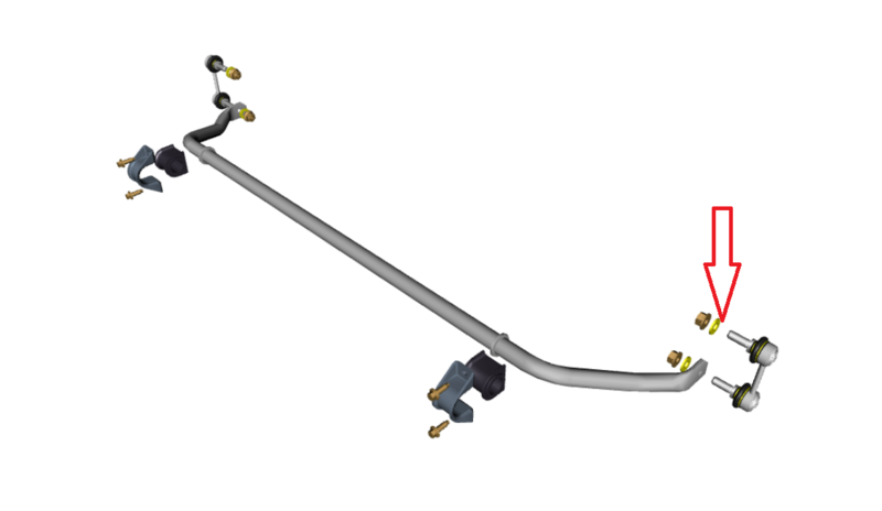 Image of ANTI ROLL BAR STABILISER RETAINING WASHER