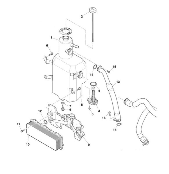 ENGINE OIL TANK DRY SUMP TANK 4.7LT