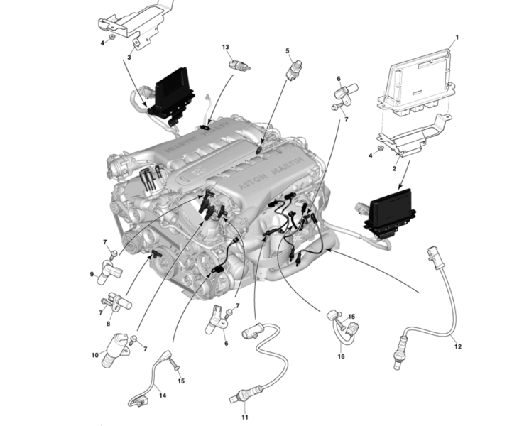 Image of RIGHT HAND SIDE CRANK SHAFT SENSOR