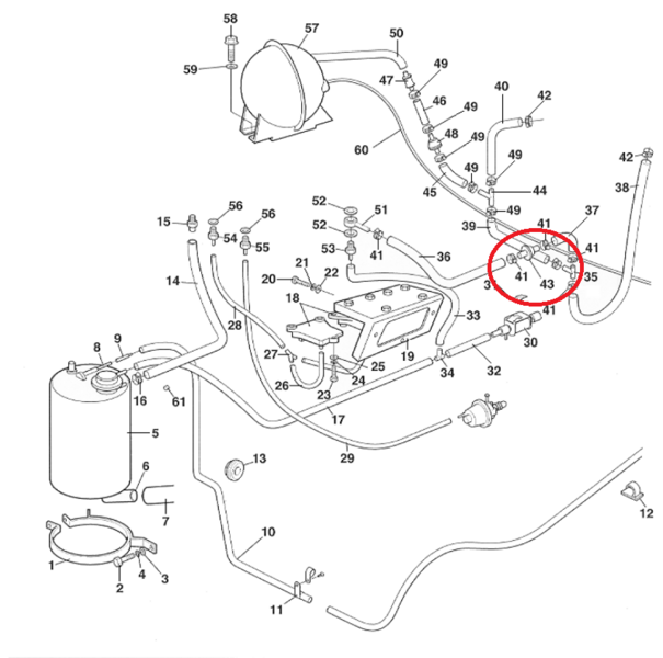 image 3 of non-return valve,engine to vacuum pipe