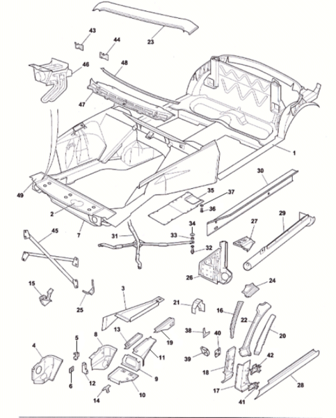 image 4 of door hinge assembly,upper - lh