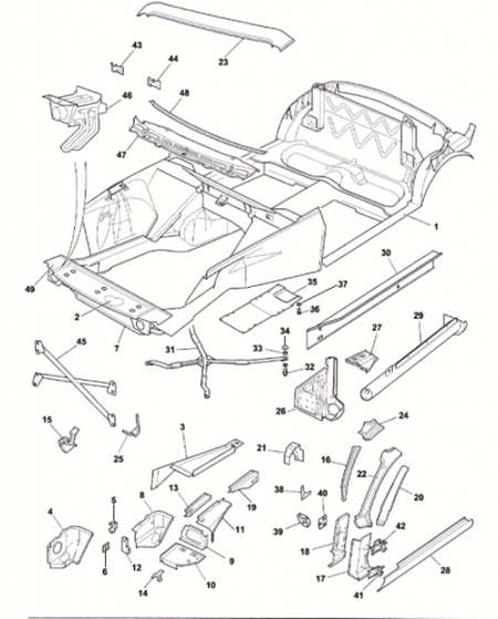 image 4 of door hinge assembly,upper - lh