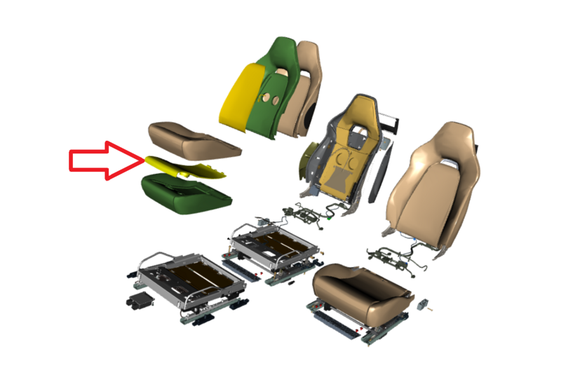 Image of FRONT SEAT COOLING & HEATING ELEMENT CUSHION