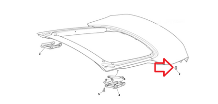 Image of TRUNK BOOT LID BUFFER STOP