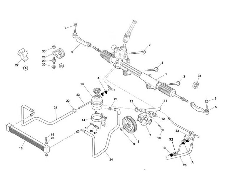 Image of POWER STEERING PUMP PRESSURE SWITCH