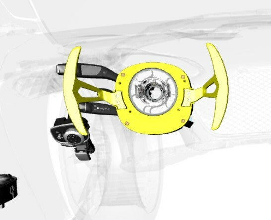 Image of SPORTS PADDLE SHIFT SWITCH PLATE ASSEMBLY