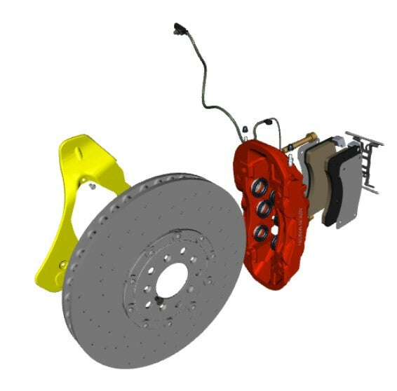 Image of FRONT BRAKE DISC SHIELD - LEFT HAND