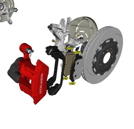 Image of REAR BRAKE PAD SPRING & PIN KIT