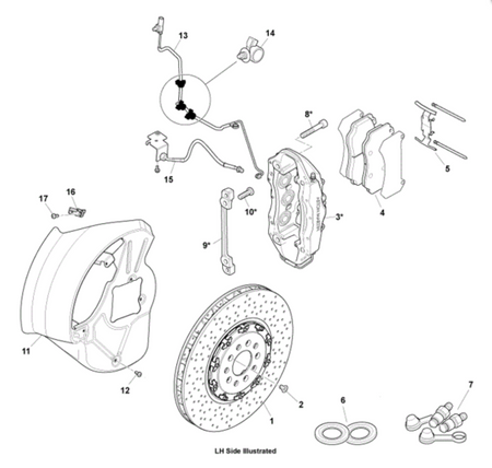 Image of FRONT BRAKE CALIPER PIN AND SPRING TENSION CLIP