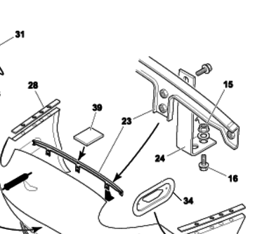 image 2 of bracket rail support