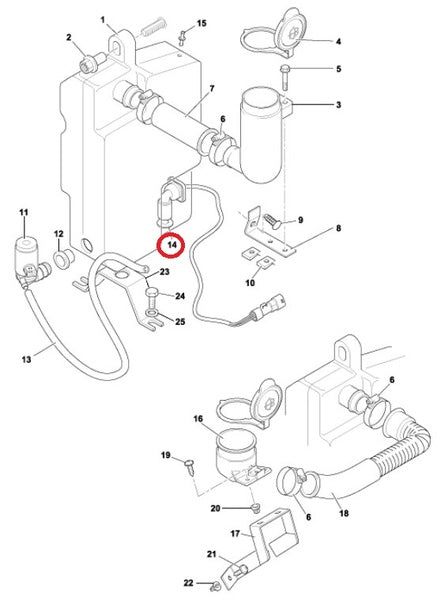image 3 of sensor,washer reservoir