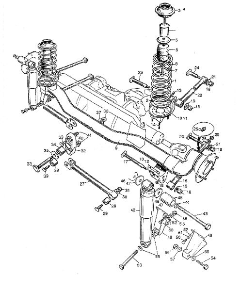 V8 COUPE REAR SHOCK ABSORBER BRACKET