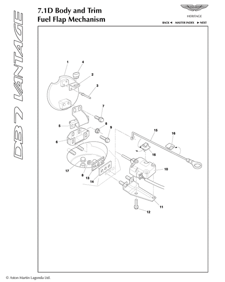 car: DB7 VANTAGE,item_no: 15,quantity: 1,reference: DB7_VANTAGE_1-DB7_VANTAGE_7.1d