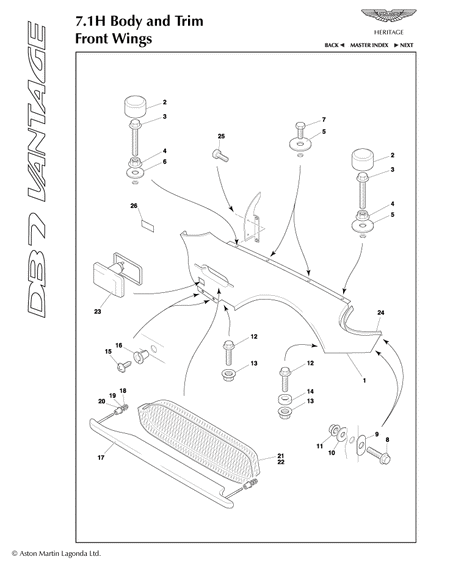 car: DB7 VANTAGE,item_no: 15,quantity: 4,reference: DB7_VANTAGE_1-DB7_VANTAGE_7.1h
