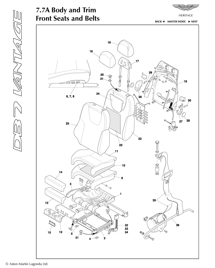 car: DB7 VANTAGE,item_no: 23,quantity: 2,reference: DB7_VANTAGE_1-DB7_VANTAGE_7.7a