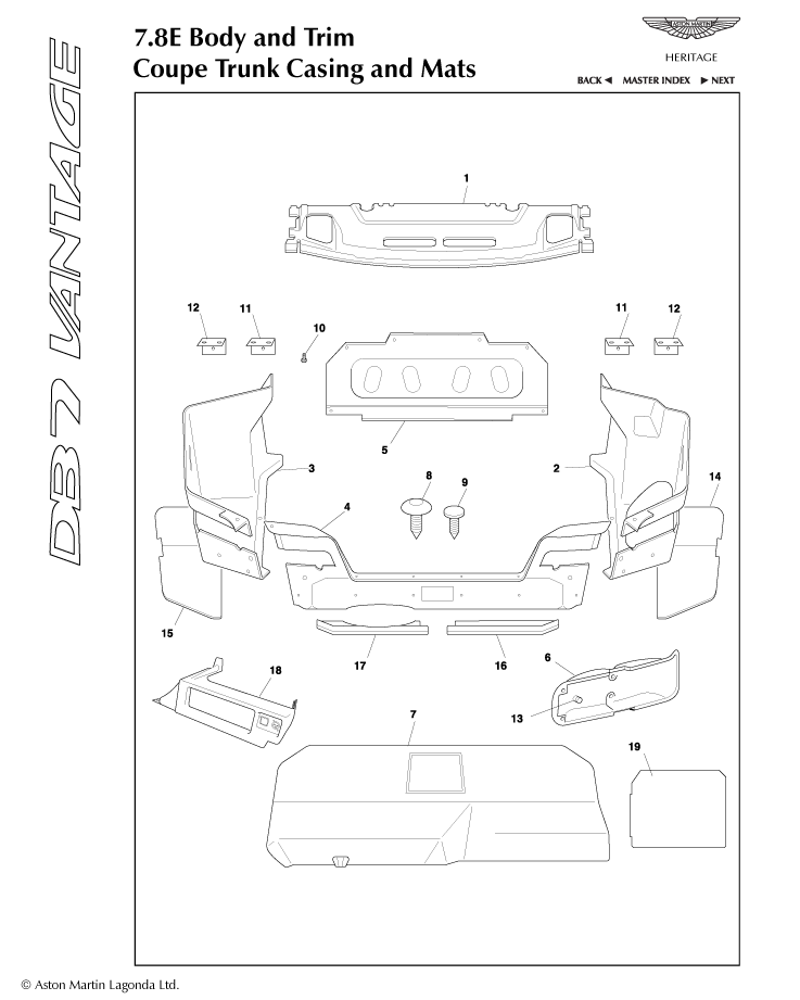 car: DB7 VANTAGE,item_no: -,quantity: 1,reference: DB7_VANTAGE_1-DB7_VANTAGE_7.8e