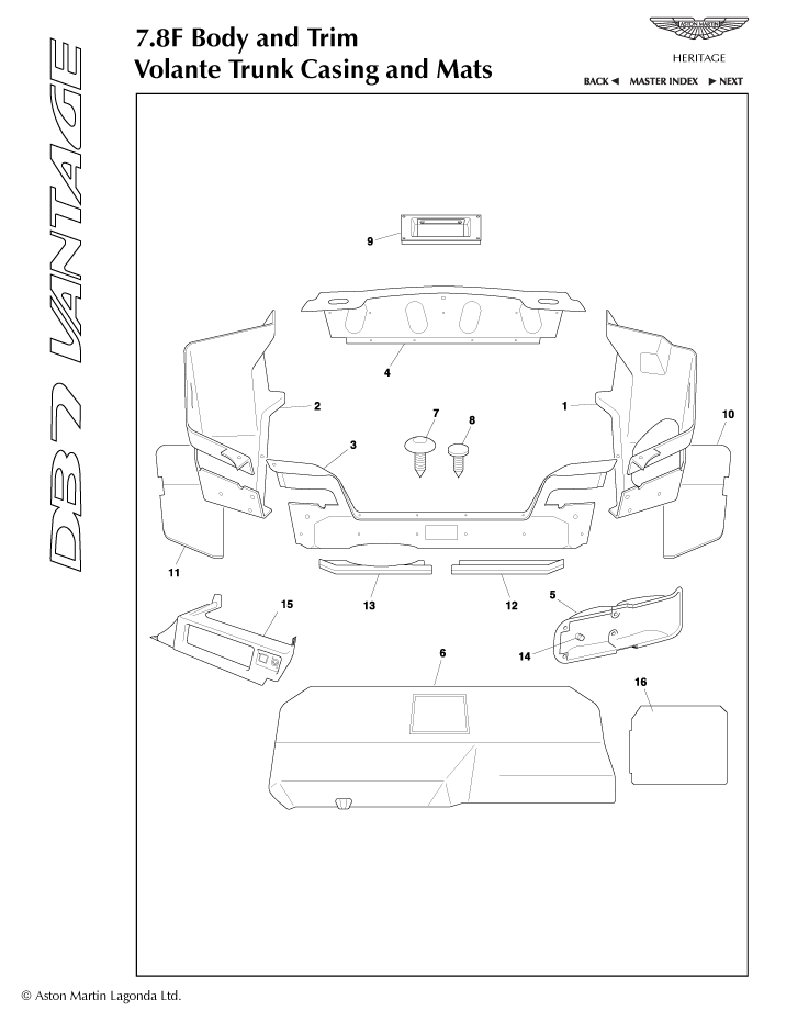 car: DB7 VANTAGE,item_no: -,quantity: 1,reference: DB7_VANTAGE_1-DB7_VANTAGE_7.8f