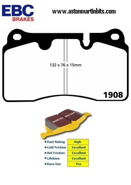 EBC DISC BRAKE PADS FRONT