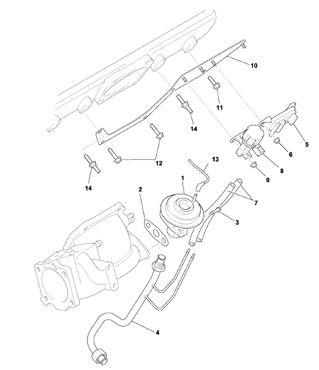 image 2 of gasket,egr valve