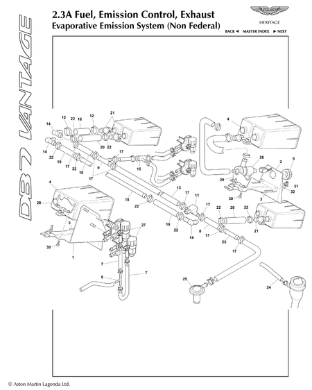 car: DB7 VANTAGE,item_no: -,quantity: 1,reference: DB7_VANTAGE_1-DB7_VANTAGE_2.3a