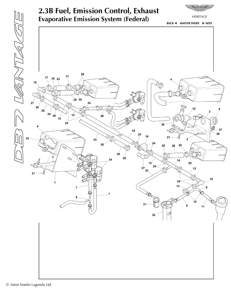 car: DB7 VANTAGE,item_no: 23,quantity: 2,reference: DB7_VANTAGE_1-DB7_VANTAGE_2.3b