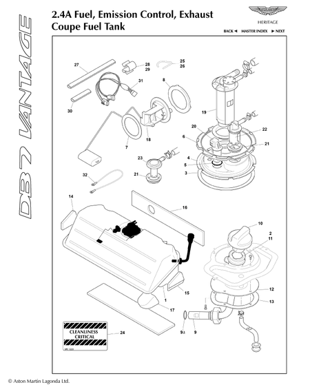 car: DB7 VANTAGE,item_no: 15,quantity: 1,reference: DB7_VANTAGE_1-DB7_VANTAGE_2.4a