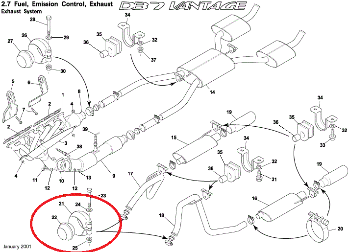 image 2 of clamp assembly,spherical,exhaust pipe,57.2dia