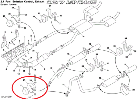 image 2 of clamp assembly,spherical,exhaust pipe,57.2dia