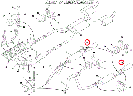 Image of EXHAUST TAIL PIPE FINISHING TRIM
