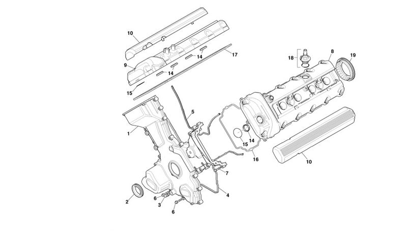 Image of RIGHT HAND CAM COVER GASKET SEAL