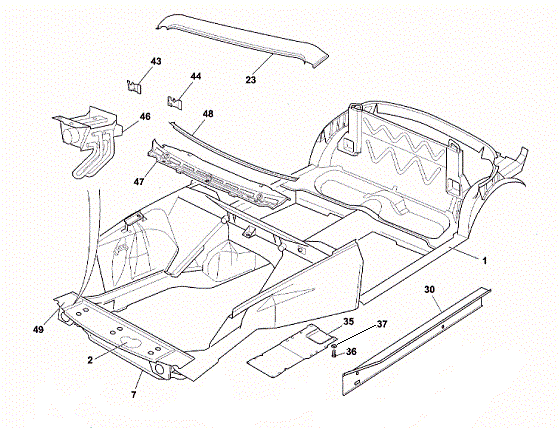 image 2 of panel,front header