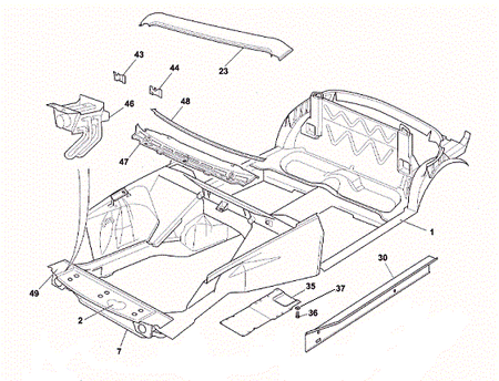image 2 of panel,front header