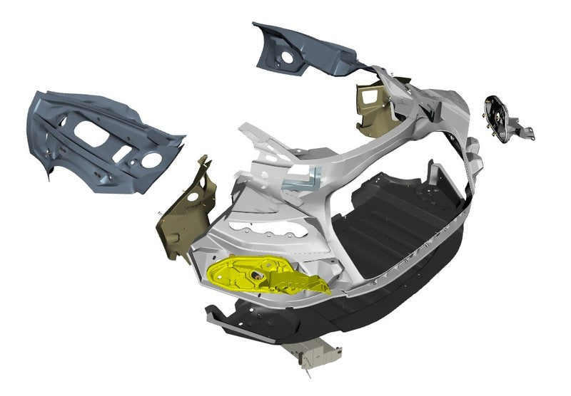 Image of LEFT HAND REAR LAMP INFILL SUPPORT OUTER