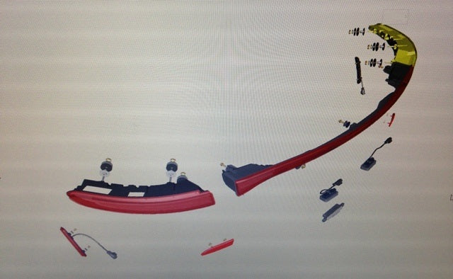 Image of REAR TAIL LAMP RIGHT HAND OUTER