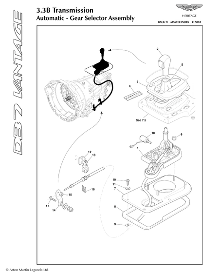 car: DB7 VANTAGE,item_no: 15,quantity: 1,reference: DB7_VANTAGE_1-DB7_VANTAGE_3.3b
